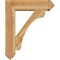 Ekena Millwork Legacy Arts and Crafts Rough Sawn Bracket w/ Offset Brace, Western Red Cedar, 8"W x 30"D x 36"H BKT0806X30X36LEC03RWR - alternate 4